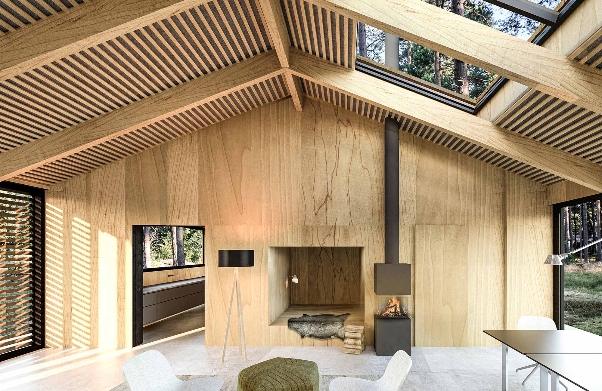Fritidshus i skov — Fritidshuse i Nordjylland, billede 5