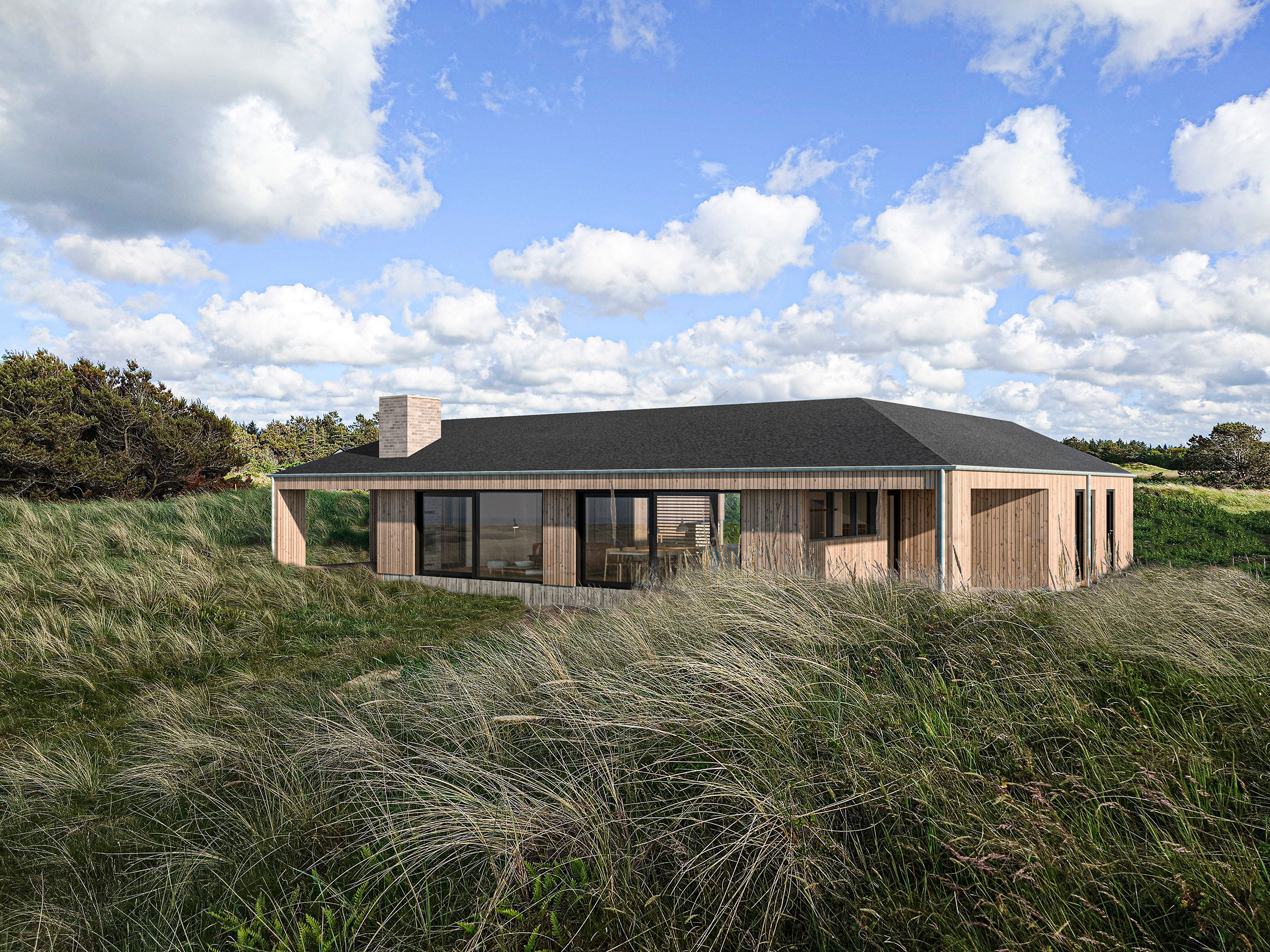 Fritidshus med fantastisk udsigt til vesterhavet og lyset — Fritidshuse i Nordjylland