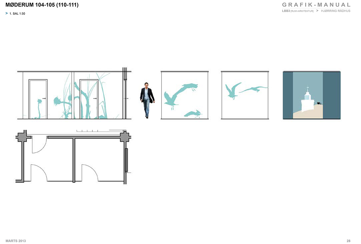 Grafisk udsmykning Hjørring Rådhus — Grafik i Hjørring, billede 25
