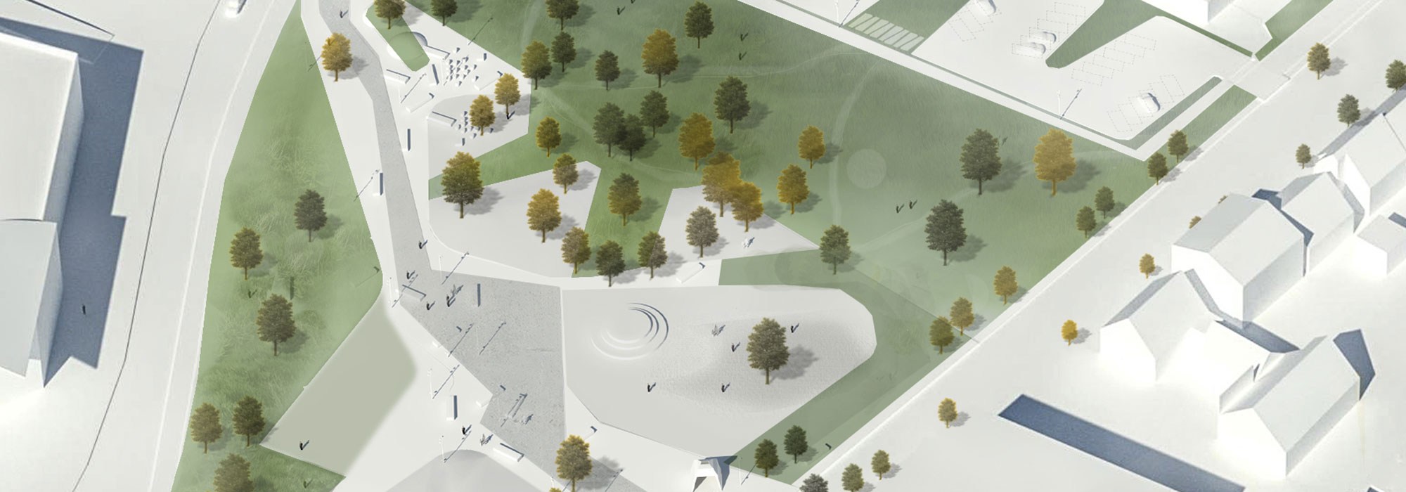 Rådhusparken i Frederikshavn — Landskab i Frederikshavn