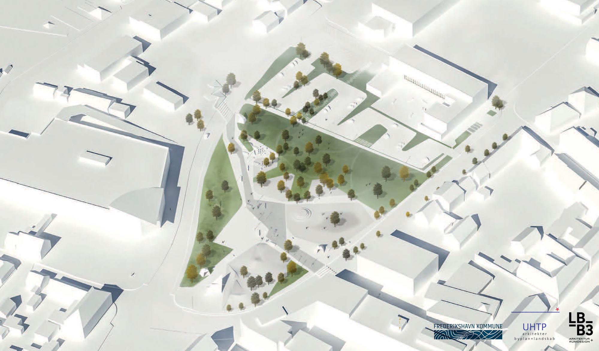 Rådhusparken i Frederikshavn — Landskab i Frederikshavn, billede 2