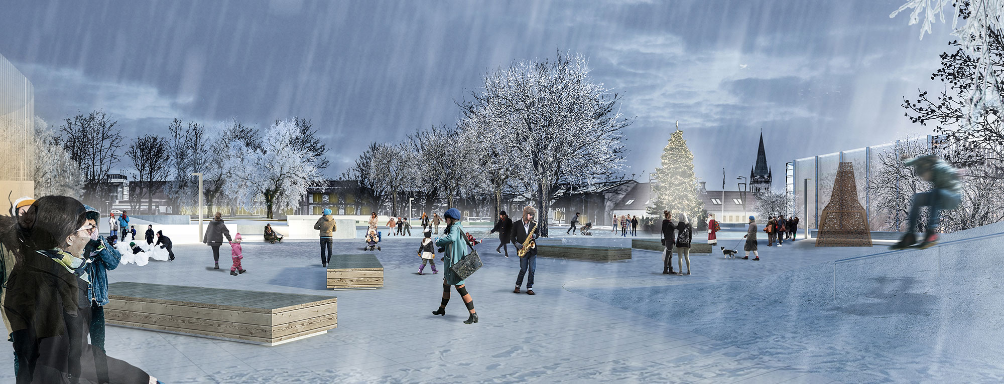 Rådhusparken i Frederikshavn — Landskab i Frederikshavn, billede 8