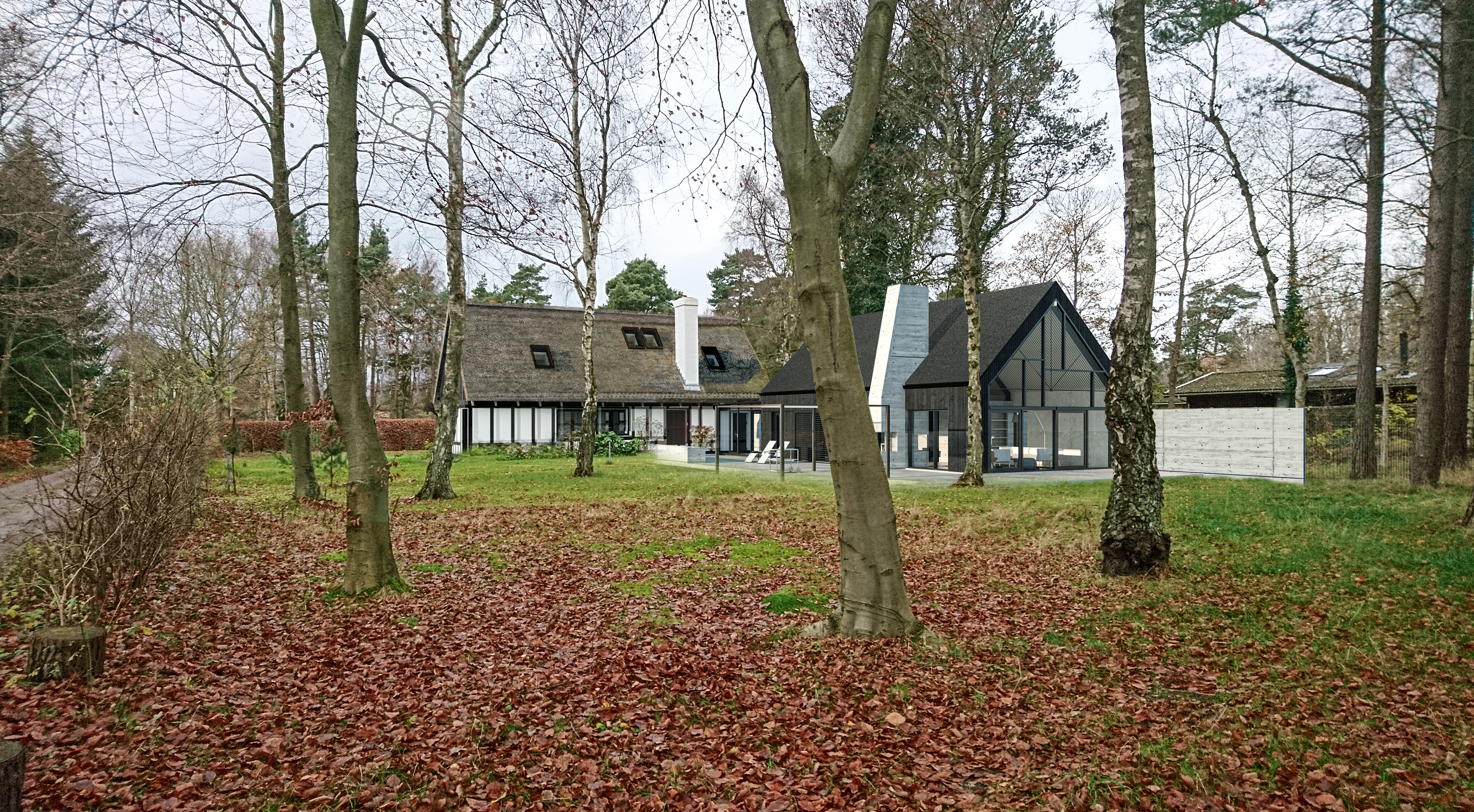 TILBYGNING TIL BINDINGSVÆK OG STRÅTAG I ÅRHUS — Helårshuse i Århus, billede 4