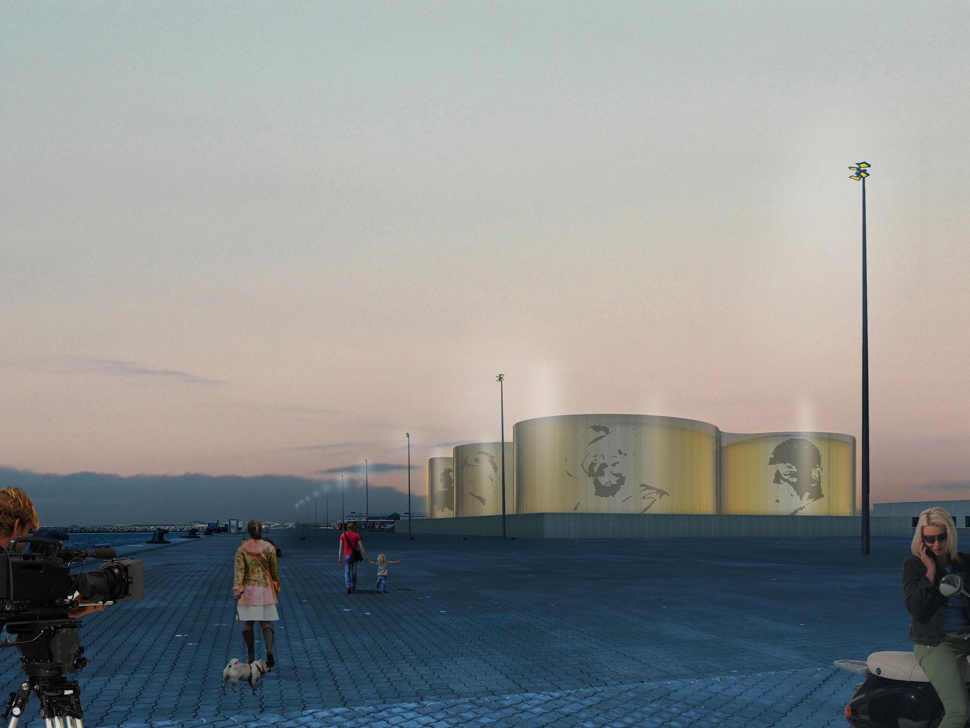 Udsmykning af olietanke, Skagen Havn — Design i Skagen, billede 6