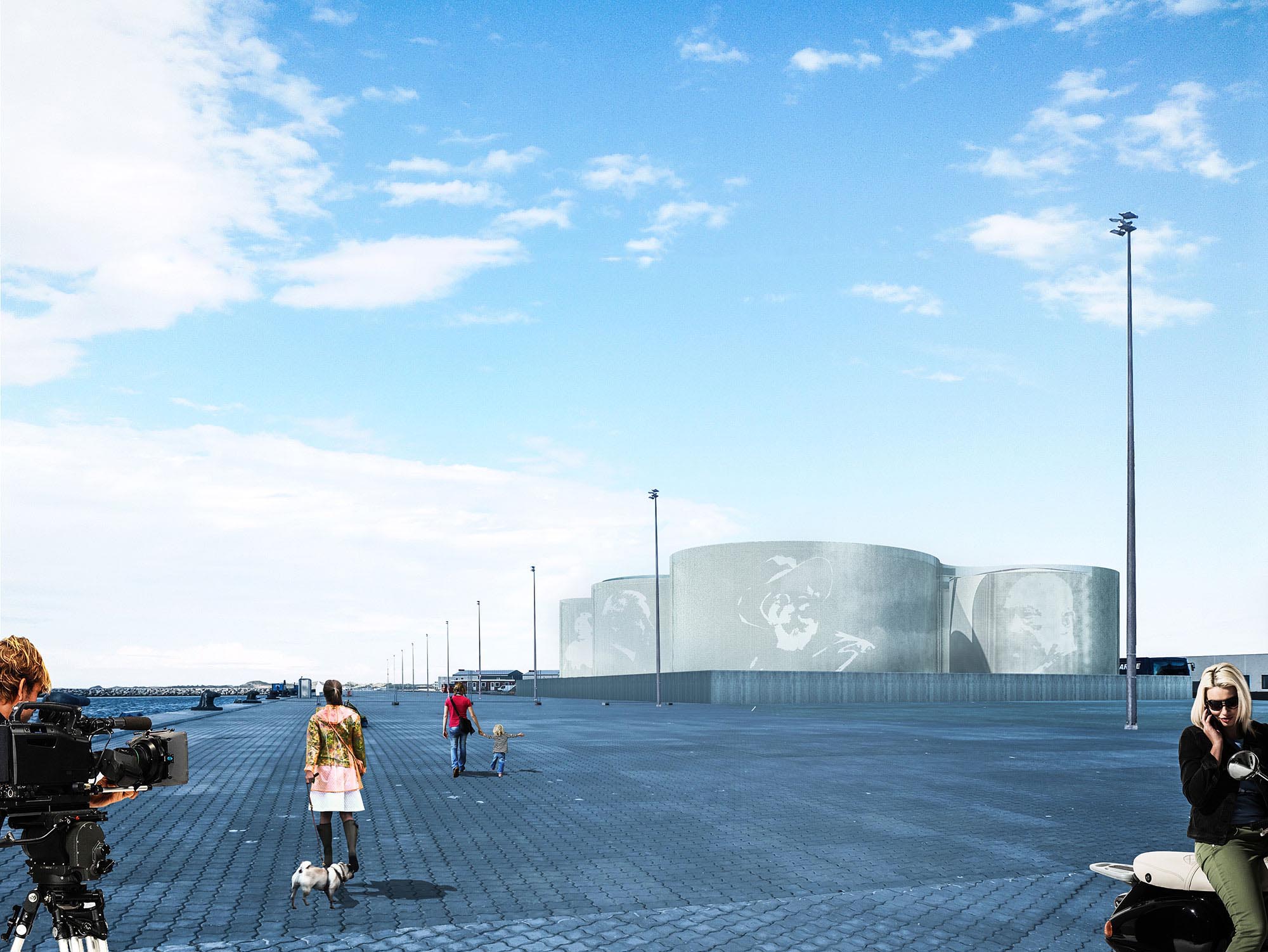 Udsmykning af olietanke, Skagen Havn — Design i Skagen, billede 7