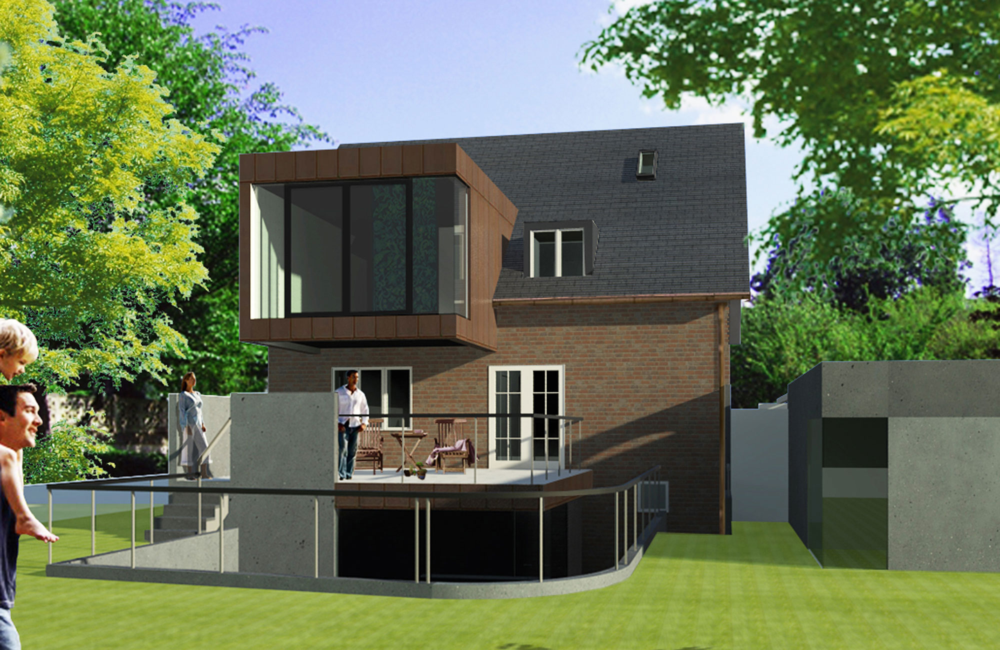 Udvidelse af  Villa på Frederiksberg — Helårshuse i Frederiksberg